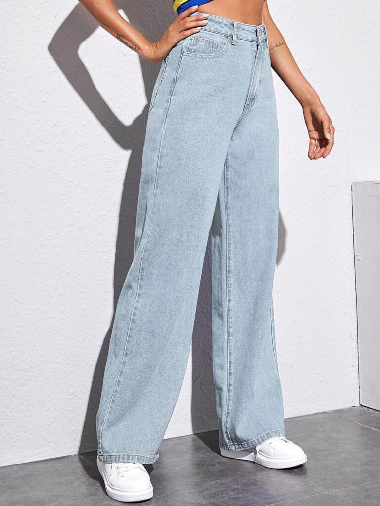 Blue Women Jean Straight Fit High-Rise Stretchable Jeans view 2