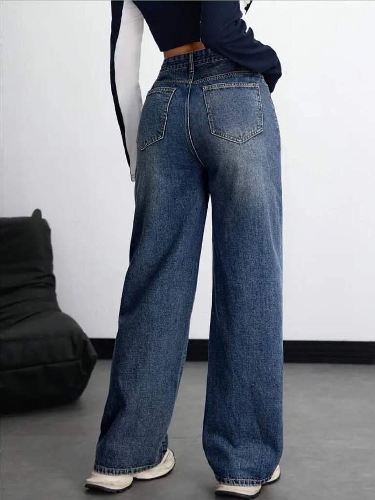 Blue Women High-Rise Light Fade Jeans view 2