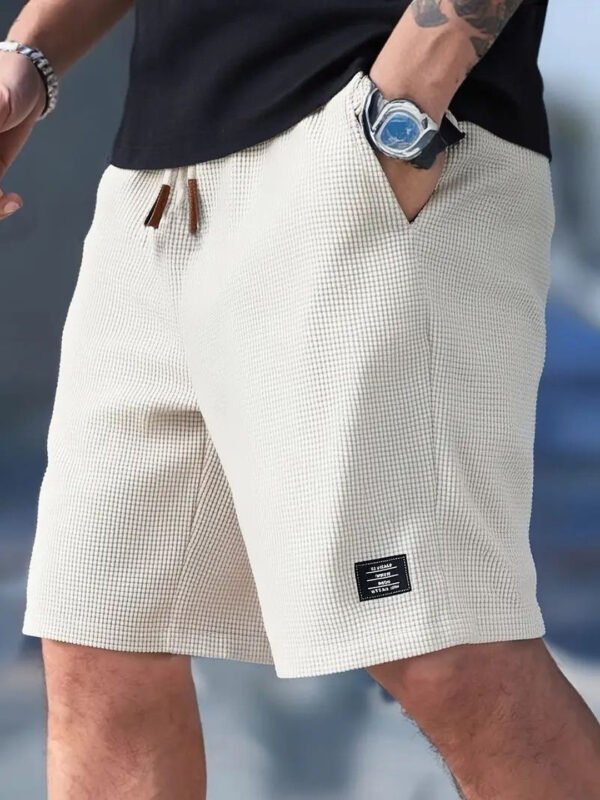White Men Training or Gym Sports Shorts