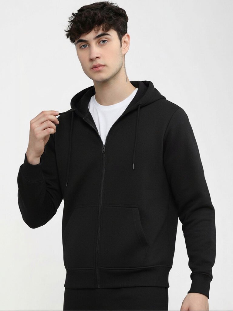 Black Men Hooded Sweatshirt