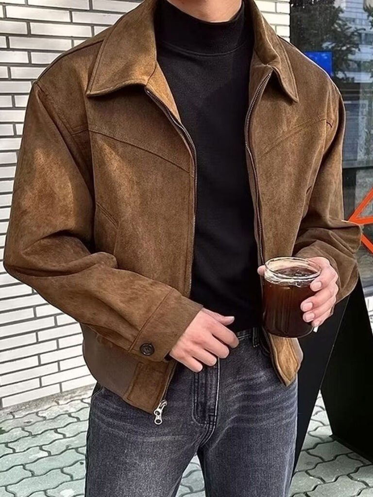 Brown Men Regular Fit Tailored Jacket